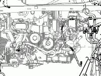 Engine Compartment Diagram for 2008 Ford F-350 Super Duty FX4 6.4 V8 DIESEL