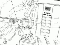 Engine Compartment Diagram for 2008 Ford F-350 Super Duty HARLEY-DAVIDSON Edition 6.4 V8 DIESEL