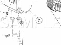 Engine Compartment Diagram for 2008 Ford F-450 Super Duty Lariat 6.4 V8 DIESEL