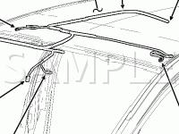 Roof Harness Diagram for 2008 Ford Fusion S 2.3 L4 GAS