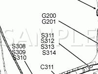 Body Components Diagram for 2008 Ford Edge Limited 3.5 V6 GAS