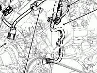 Engine Compartment Diagram for 2008 Lincoln MKZ  3.5 V6 GAS