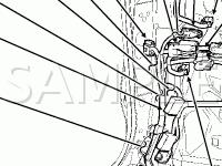 Left Body Harness Diagram for 2008 Lincoln MKZ  3.5 V6 GAS