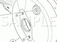 Brake Components Diagram for 2008 Ford Taurus X SEL 3.5 V6 GAS