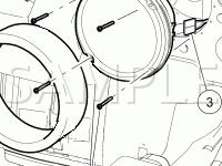 Audio Components Diagram for 2008 Ford Taurus Limited 3.5 V6 GAS