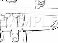 Interior Roof Components Diagram for 2008 Ford Taurus SEL 3.5 V6 GAS