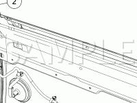 Door Diagram for 2008 Mercury Sable Premier 3.5 V6 GAS