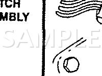 Clutch & Brake Switches Diagram for 1990 Ford Aerostar  4.0 V6 GAS