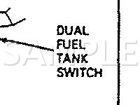 I/P Components  Diagram for 1990 Ford F-350 Pickup Super CAB 7.3 V8 DIESEL