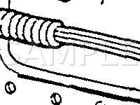 Behind RH Shroud, Below I/P  Diagram for 1989 Lincoln Town CAR Signature 5.0 V8 GAS