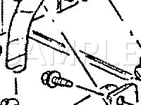 Behind RH Side Of I/P  Diagram for 1990 Lincoln Continental  3.8 V6 GAS