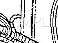LH Front Of Engine Compartment Diagram for 1989 Ford Country Squire  5.0 V8 GAS