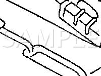 RH Front Of Luggage Compartment Diagram for 1989 Mercury Grand Marquis  5.0 V8 GAS