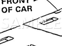 RH Rear Of Luggage Compartment Diagram for 1990 Ford LTD Crown Victoria  5.8 V8 GAS