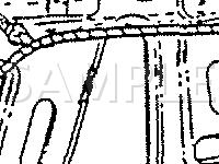 Inside LH Front Door Diagram for 1989 Ford LTD Crown Victoria LX 5.0 V8 GAS