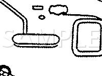 Door Components Diagram for 1989 Ford Mustang LX 2.3 L4 GAS