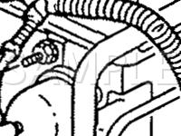 LH Side Of Engine Diagram for 1990 Ford Mustang LX 2.3 L4 GAS