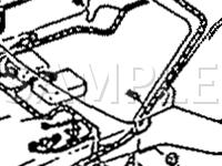 Window Components Diagram for 1989 Ford Probe LX 2.2 L4 GAS