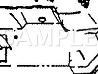 Behind I/P Diagram for 1990 Ford Taurus LX 3.8 V6 GAS