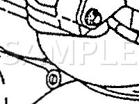 Rear Of Engine  Diagram for 1989 Mercury Topaz  2.3 L4 GAS