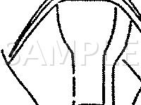 Front Floor Pan Diagram for 1991 Ford LTD Crown Victoria  5.8 V8 GAS