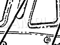 Inside Of Front Door Diagram for 1991 Mercury Colony Park  5.0 V8 GAS