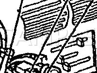 I/P Components Diagram for 1992 Ford Escort LX 1.9 L4 GAS