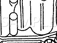 Engine Compartment Components Diagram for 1992 Ford Tempo GLS 3.0 V6 GAS