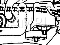 Engine Components Diagram for 1993 Mercury Cougar XR-7 3.8 V6 GAS