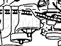 Engine Components Diagram for 1994 Ford Thunderbird LX 3.8 V6 GAS