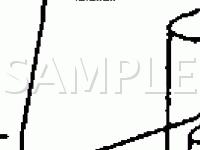 Underside Of Engine & Transmissions Diagram for 1994 Ford Thunderbird LX 3.8 V6 GAS