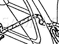 Body Component & Connector Locations Diagram for 1996 Ford Aspire  1.3 L4 GAS
