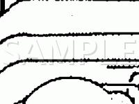 Engine Compartment Sensors, Switches, Connectors & Related Components Diagram for 1995 Ford Mustang GT 5.0 V8 GAS