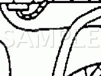 Engine Compartment Sensors Diagram for 1996 Mercury Sable  3.0 V6 GAS