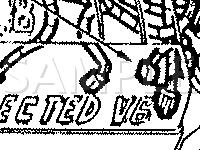 Engine Compartment Components Diagram for 1995 Ford Windstar  3.8 V6 GAS