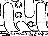 Engine Compartment Components Diagram for 1996 Ford Windstar  3.8 V6 GAS