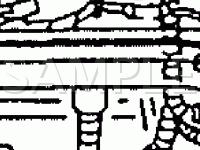 Engine Compartment Diagram for 1998 Lincoln Continental  4.6 V8 GAS