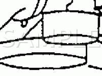 Engine Compartment Diagram for 1997 Ford Thunderbird LX 3.8 V6 GAS