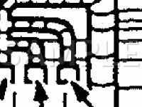 Behind I/P Diagram for 1998 Lincoln Mark Viii  4.6 V8 GAS