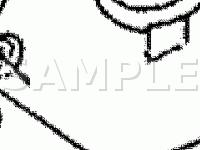 Door Components Diagram for 2001 Ford Escape  2.0 L4 GAS