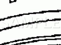 Deck Lid Components Diagram for 2001 Mercury Sable  3.0 V6 GAS