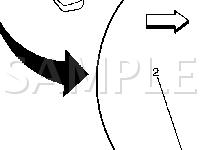 Below The Left Side Of The IP, Near The Steering Column Diagram for 2002 Oldsmobile Alero  2.2 L4 GAS