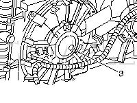 Rear Of Radiator Diagram for 2002 Oldsmobile Alero  3.4 V6 GAS
