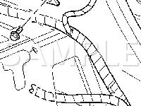 Left C Pillar Diagram for 2002 Oldsmobile Alero  3.4 V6 GAS