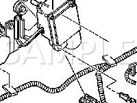 Cruise Control Module,and Wiper Motor Location Diagram for 2002 Chevrolet Astro  4.3 V6 GAS