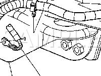 Lower LF of the Radiator Support Components Diagram for 2002 Chevrolet Avalanche 1500  5.3 V8 GAS