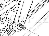 Seat Belt Buckle - Driver Diagram for 2002 Pontiac Aztek  3.4 V6 GAS