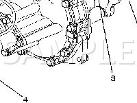 Front Drive Axle Harness Routing Diagram for 2002 Chevrolet C3500 Pickup HD Chassis CAB 8.1 V8 GAS