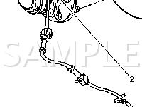 Wheel Speed Sensor, RF Diagram for 2002 Chevrolet C3500 Pickup HD Chassis CAB 8.1 V8 GAS
