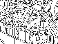 Engine Compartment Locator View Diagram for 2002 Chevrolet Camaro  3.8 V6 GAS